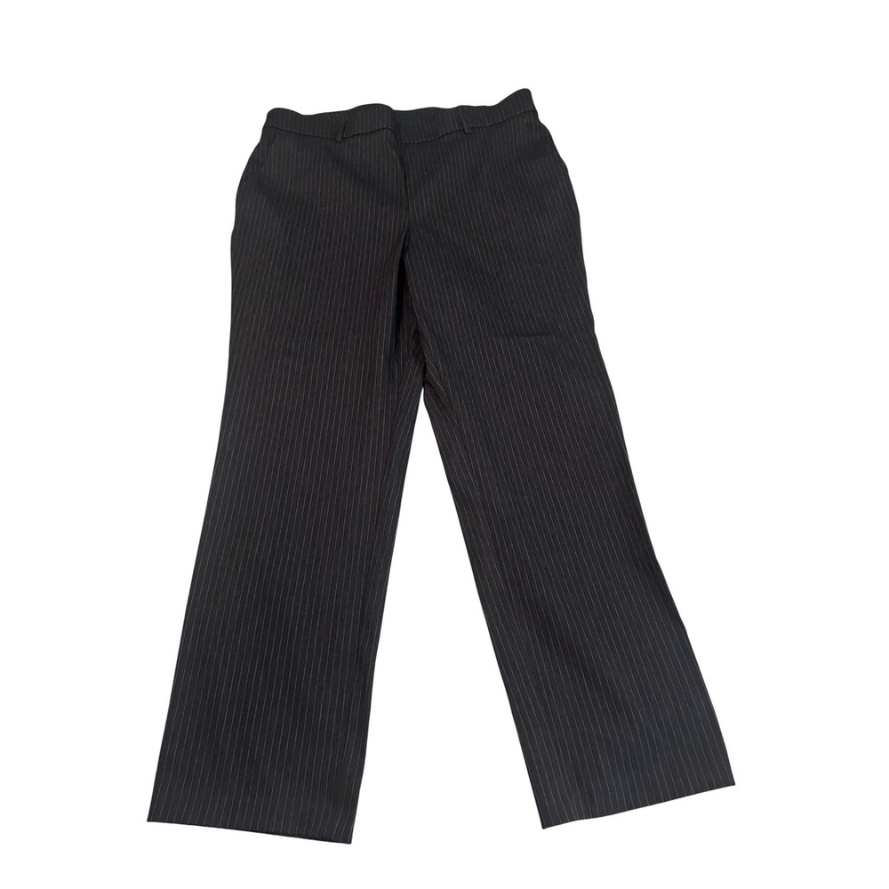 Rafaella Gray Pinstripe Straight Leg Dress Pants Womens‎ Size 18 RSBFE051